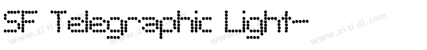SF Telegraphic Light字体转换